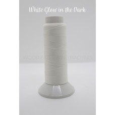 White Glow in the Dark Embroidery Thread